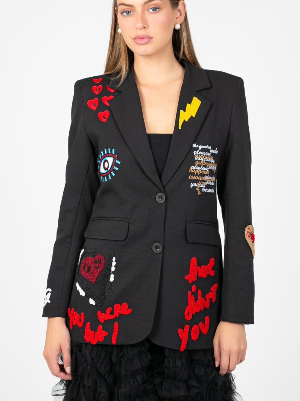 GIRL GANG PATCHWORK BLAZER
